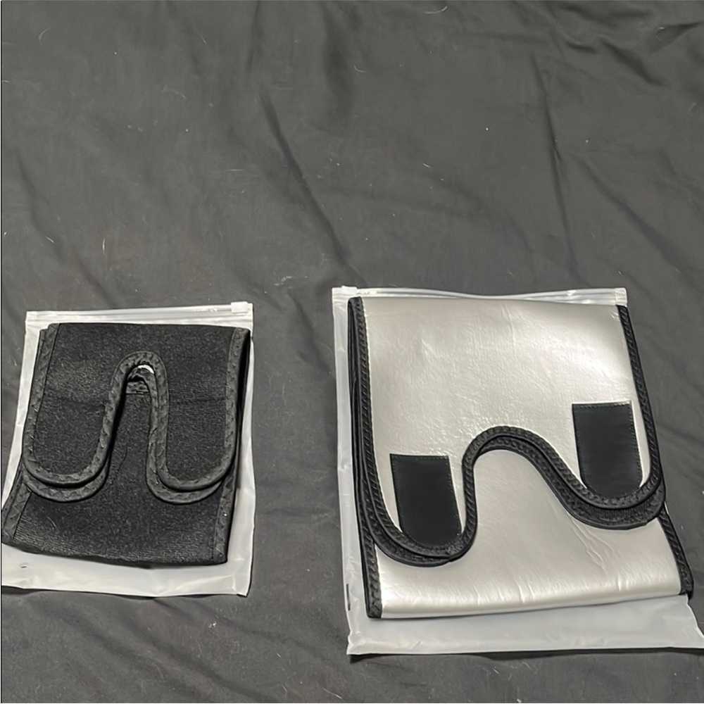 Black and Silver Arm and Leg Sweat Trainers
